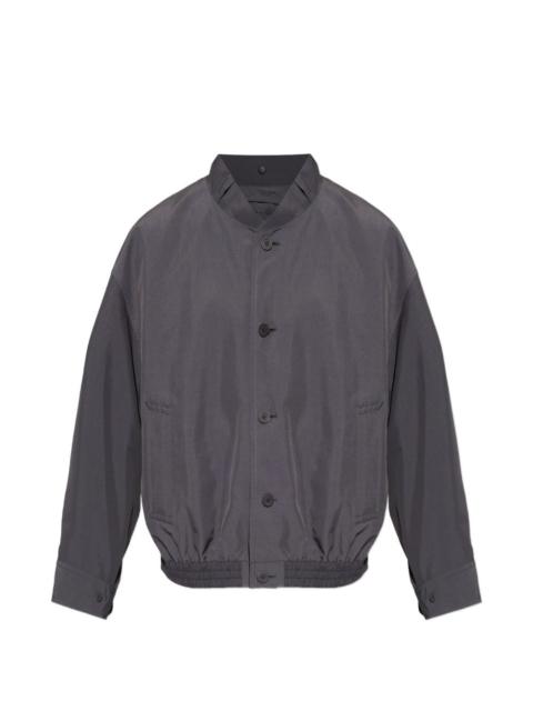 Carrier Carried button-front bomber jacket