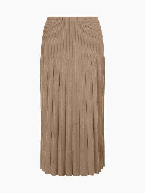 STAUD LENA SKIRT TAUPE
