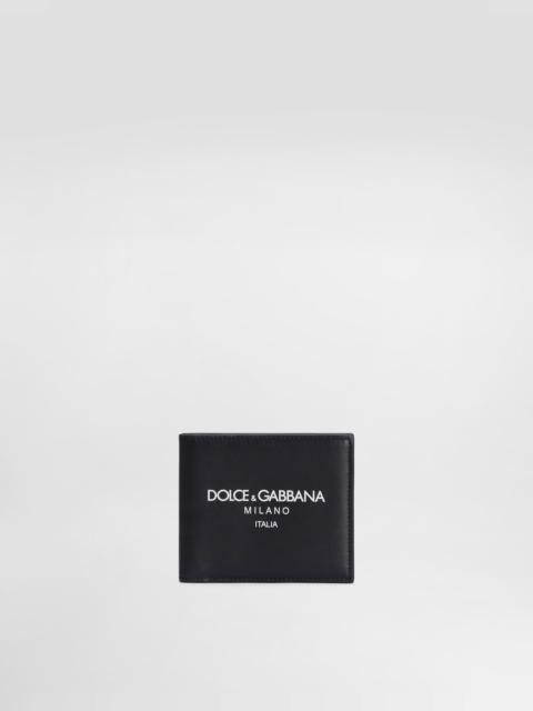 Calfskin bifold wallet