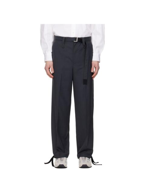 Gray Suiting Trousers