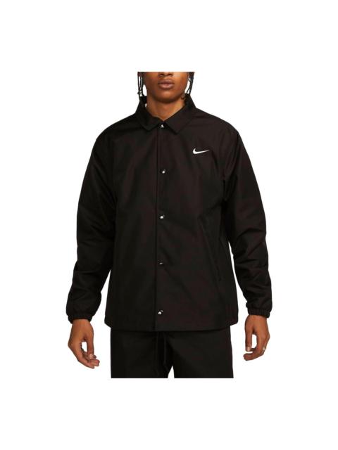 Nike Authentics Lined Coaches Jacket 'Black' FD7844-010