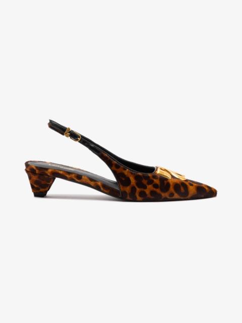 Kaitlan LL Low Pump In Leopard Print Calf Hair