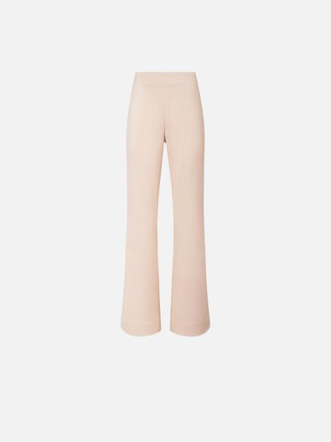 FLARED TROUSERS IN SATIN