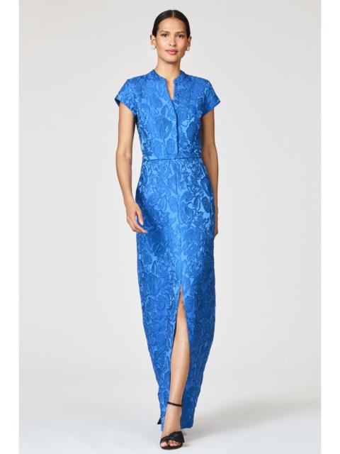 CLOQUE JUSTINE GOWN - MOONBEAM