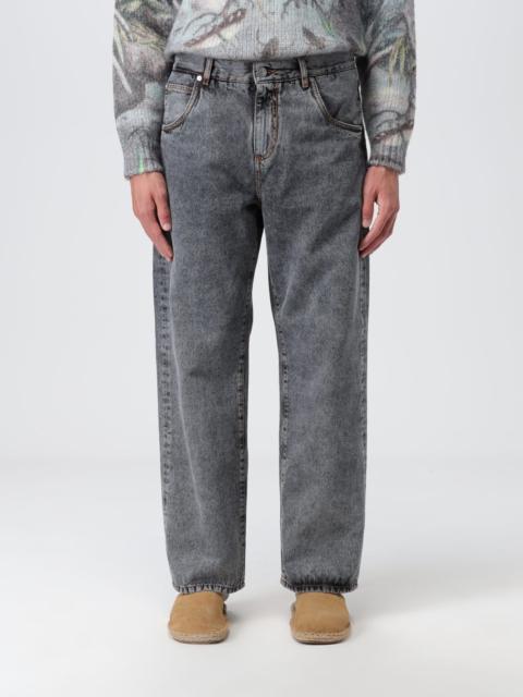 Etro jeans in denim with embroidered logo