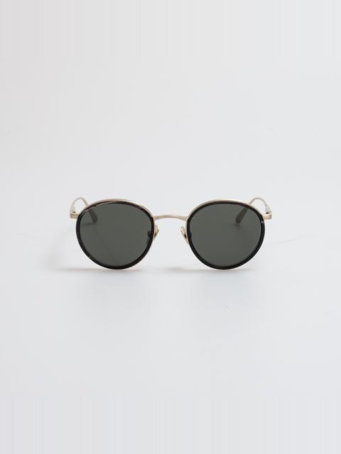 Chaplin Sunglasses in Buffalo Horn and 925 Sterling Silver
