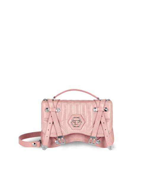 medium Hexagon leather tote bag