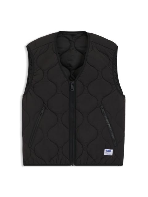 WATER-REPELLENT RELAXED-FIT GILET WITH ONION QUILTING