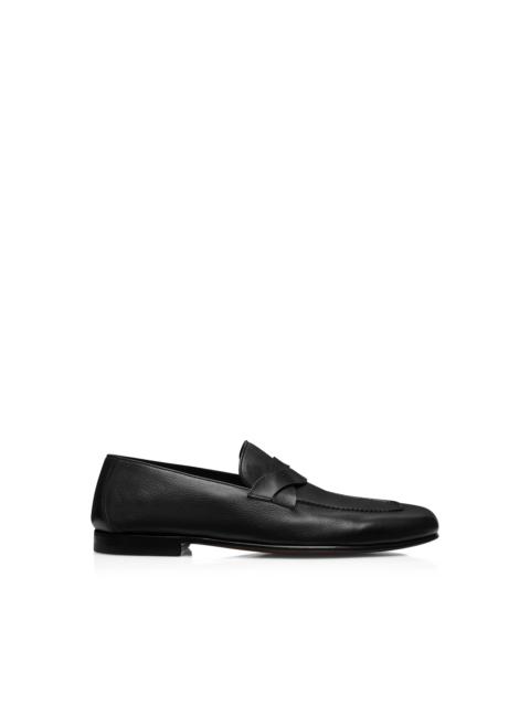SOFT SUPPLE LEATHER GIGI TWISTED BAND LOAFER