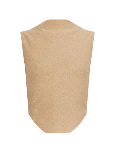 Romma high-neck knit vest