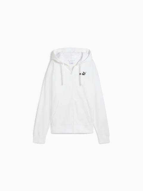Essentials Small No. 1 Logo Fleece Women's Comfort Full-Zip Hoodie