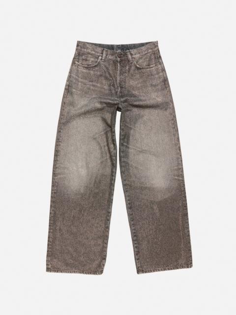 Loose rhinestone jeans – 1981 - Washed Black