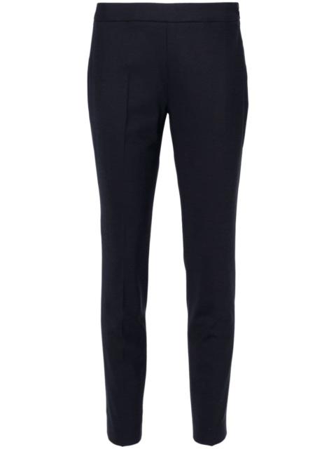 tapered merino-blend trousers
