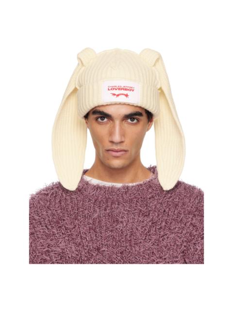 Off-White Chunky Rabbit Beanie
