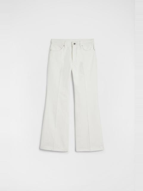 Flared Denim Trousers