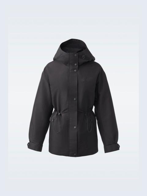 MACKAGE CARRIE-CITY Short 2-in-1 rain parka with removable