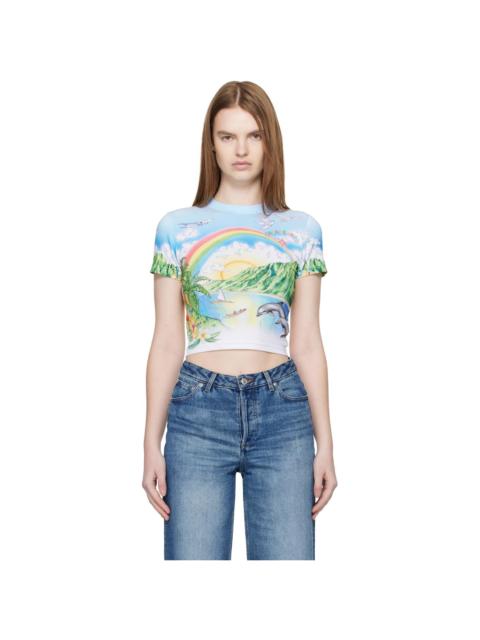 Multicolor Cropped Baby T-shirt