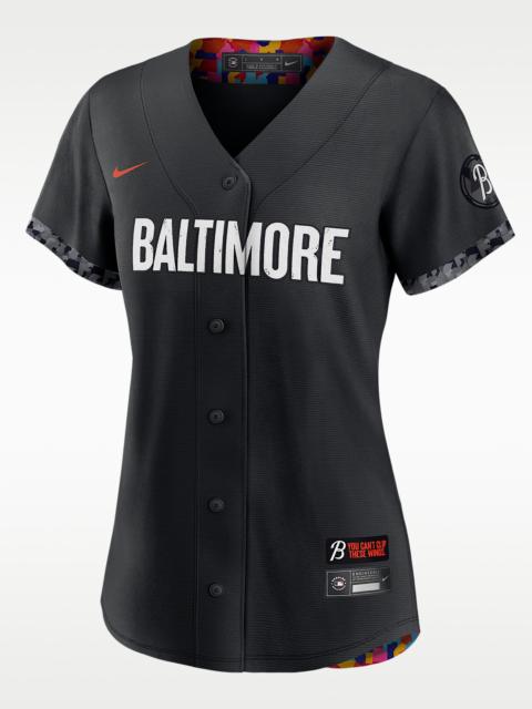 MLB Baltimore Orioles City Connect Women's Replica Baseball Jersey