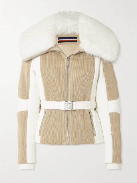 Gitu Belted Two-tone Ski Jacket