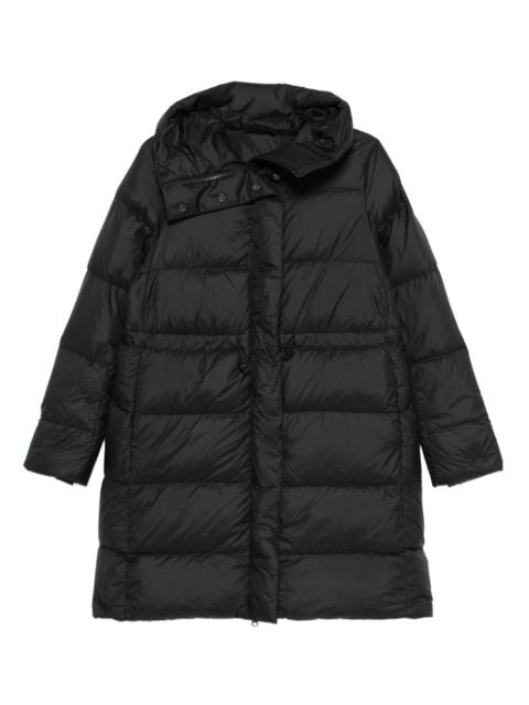 padded hooded coat