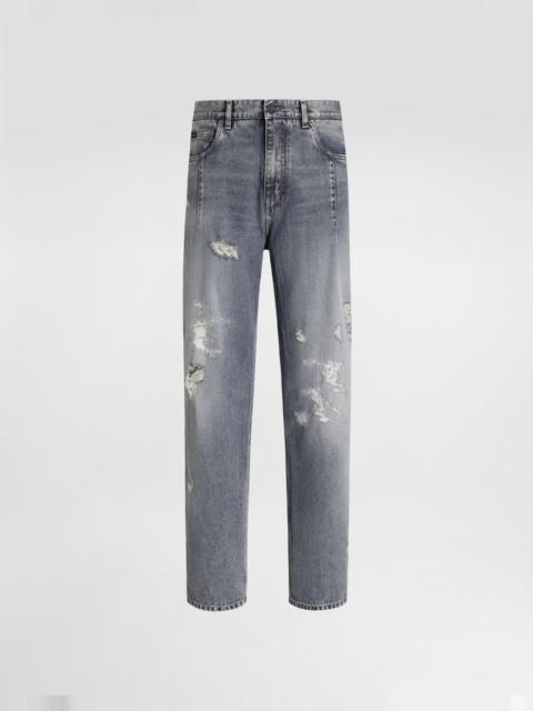 Denim trousers