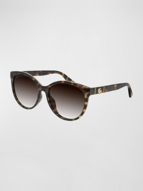 Cat-Eye GG Injected Sunglasses