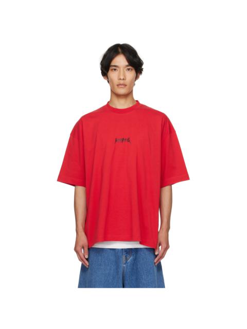 Red Metal Logo Regular T-shirt