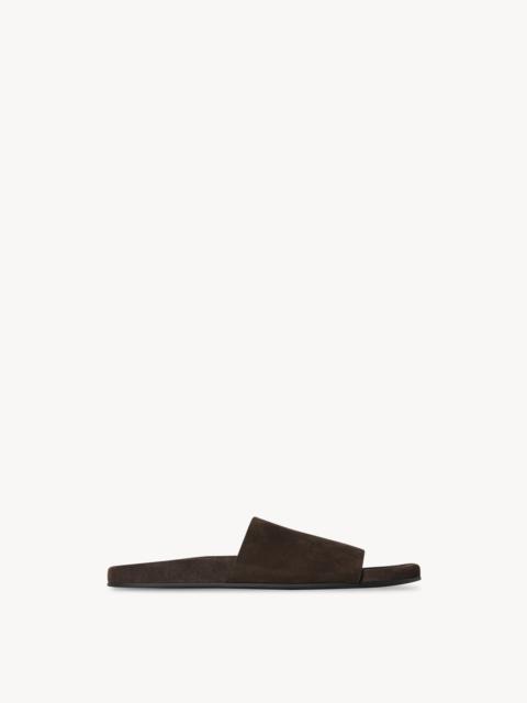 Hugh Slide in Suede
