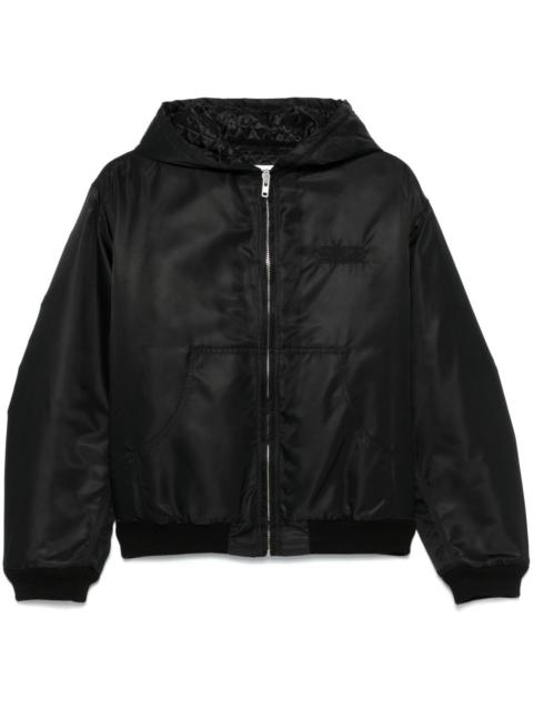 numbers motif-embroidered jacket