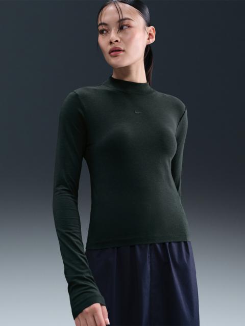 Nike Sportswear Chill Knit Women's Slim Long-Sleeve Mock-Neck T-Shirt
