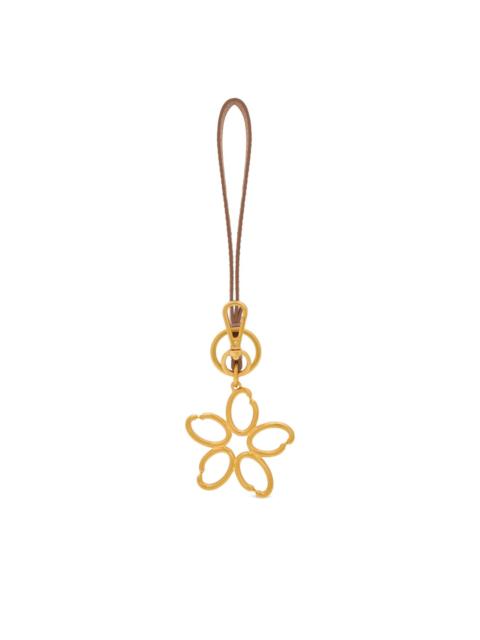 O Flower pendant keyring