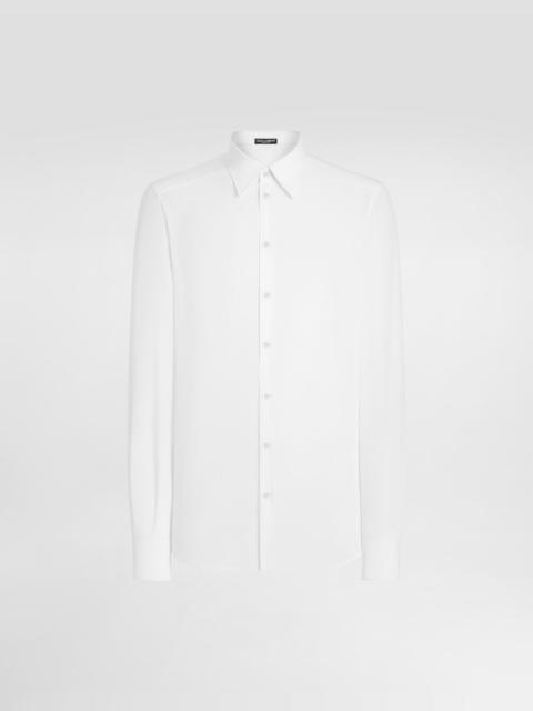 Silk crêpe de chine martini shirt