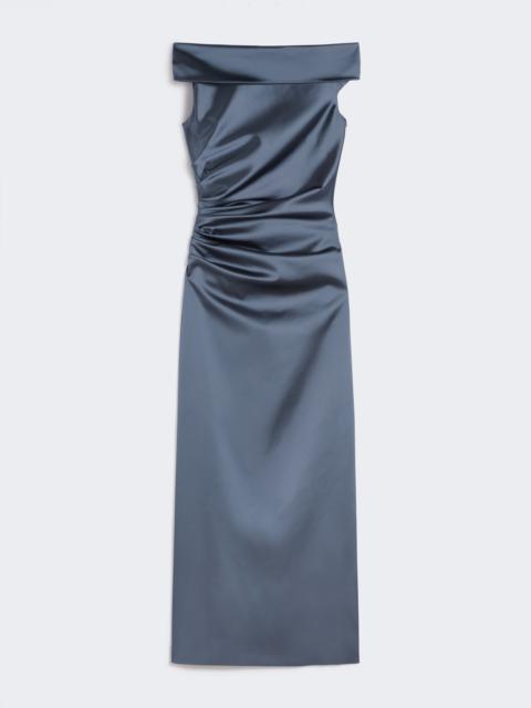 OPACO Long stretch satin dress