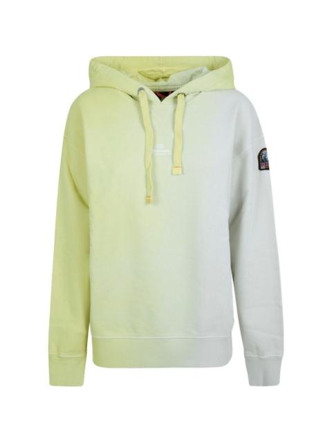 logo-patch cotton hoodie