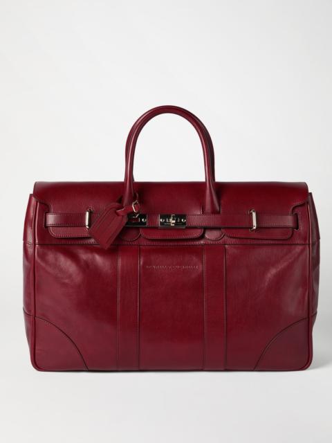 Burnished calfskin country bag