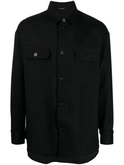 woollen shirt jacket