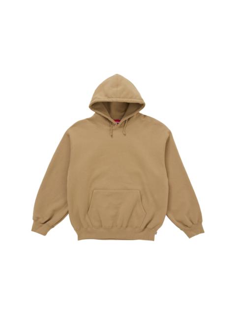 Supreme Satin Appliqué Hooded Sweatshirt (FW25) Brown