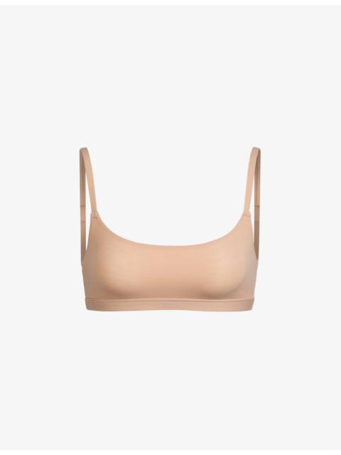 Fits Everybody scooped stretch-woven bra