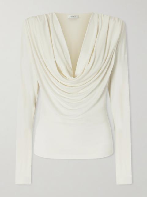 Draped Crepe-jersey Top