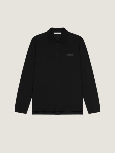 POLO IN COTTON WITH GIVENCHY PARIS GROS GRAIN