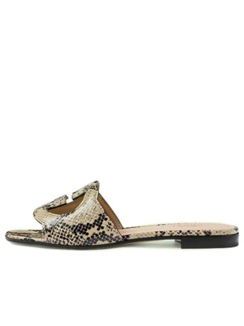 Women's Interlocking G cut-out slide sandal