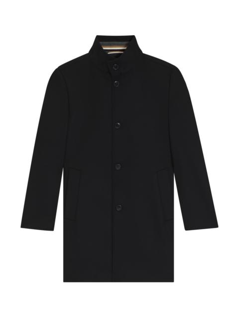 SLIM-FIT COAT IN WOOL AND CASHMERE
