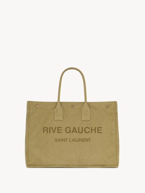 RIVE GAUCHE LARGE TOTE BAG IN CANVAS
