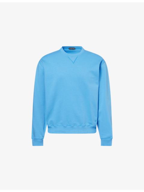 Relaxed-Fit Crew-Neck Cotton Sweatshirt