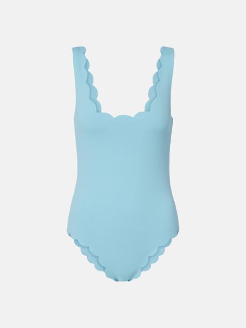 Palm Springs scalloped swimsuit