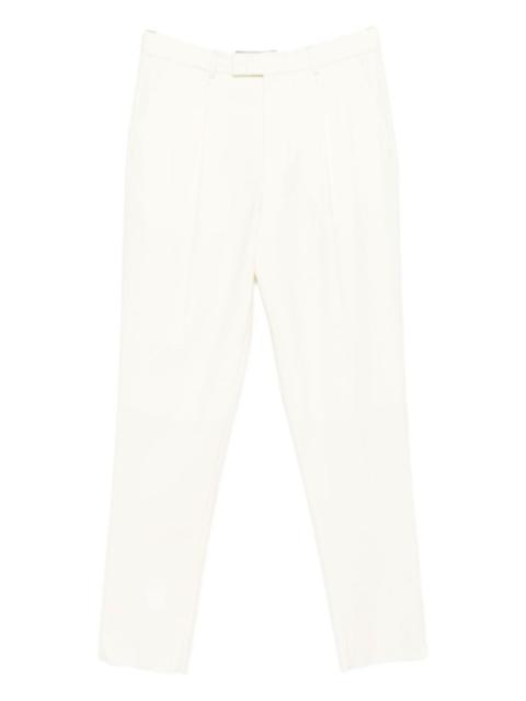 pleated wool pants