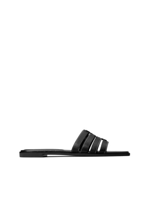 Ines leather slides