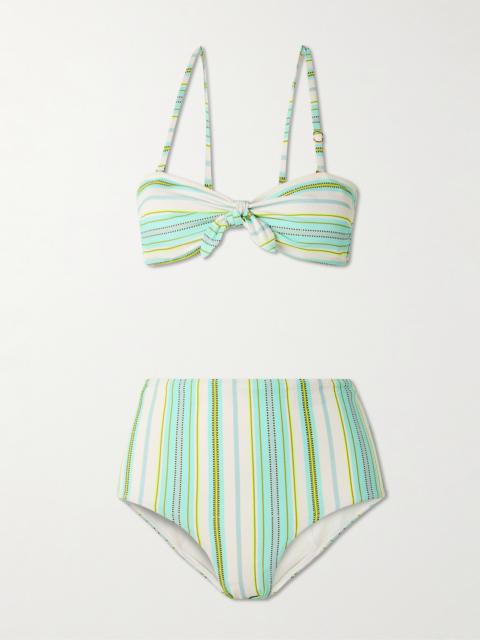 Ava + Elsi Printed Ribbed Recycled Bikini