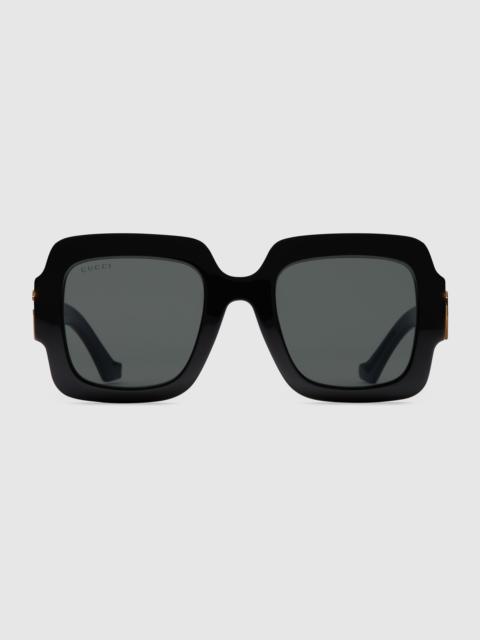 Square-frame Double G sunglasses