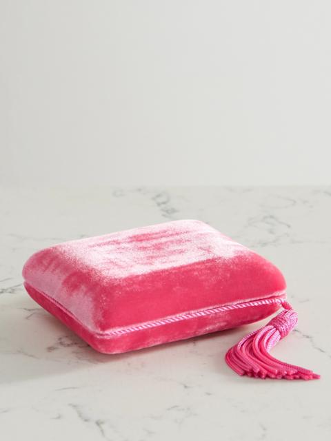 Tasseled Velvet Jewelry Box